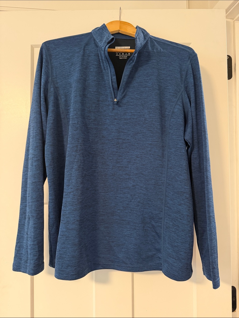 Women’s UPF 50 Quarter-Zip Long Sleeve Pullover - Blue